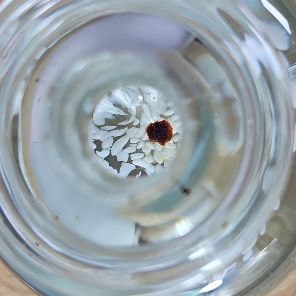 Vintage Perfume bottle with stopper art glass unmarked - Picture 4 of 8